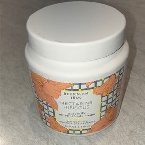 Beekman 1802 Nectarine Hibiscus Body Cream